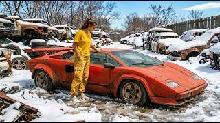 ASMR Car Restoration | Lamborghini Countach Custom Restoration | From Abandoned to Showroom Icon