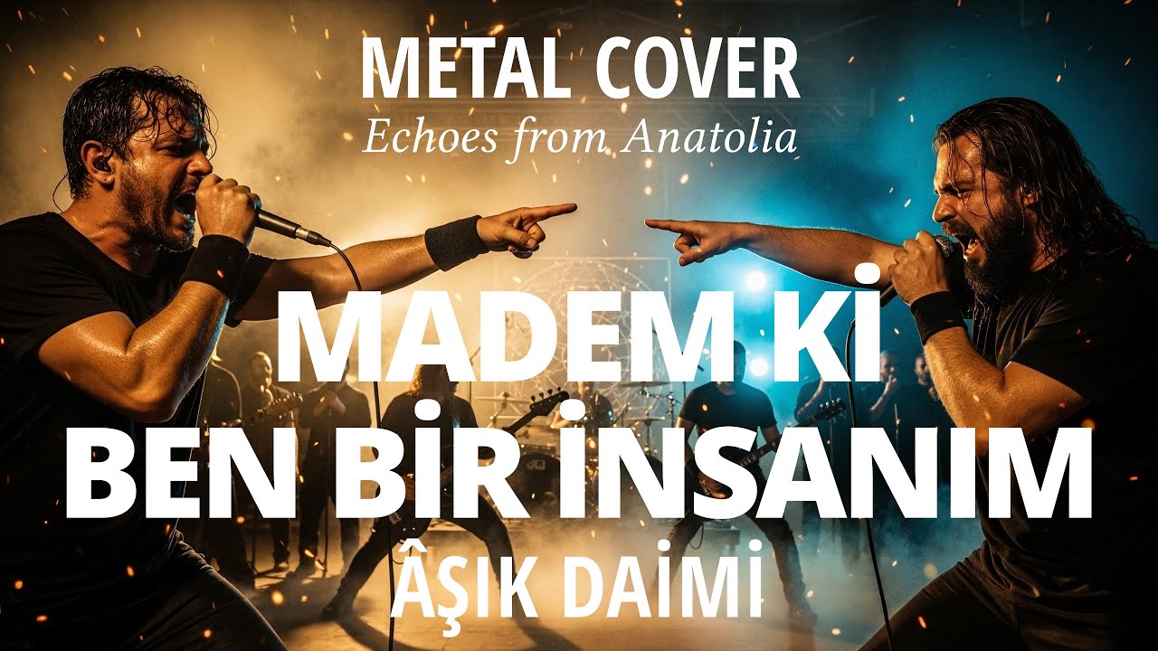 Âşık Daimi - Madem ki Ben Bir İnsanım | Metal Cover | Anatolian Folk | AI Music