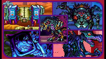 Metroid Fusion: All Boss Encounters - No Damage!!