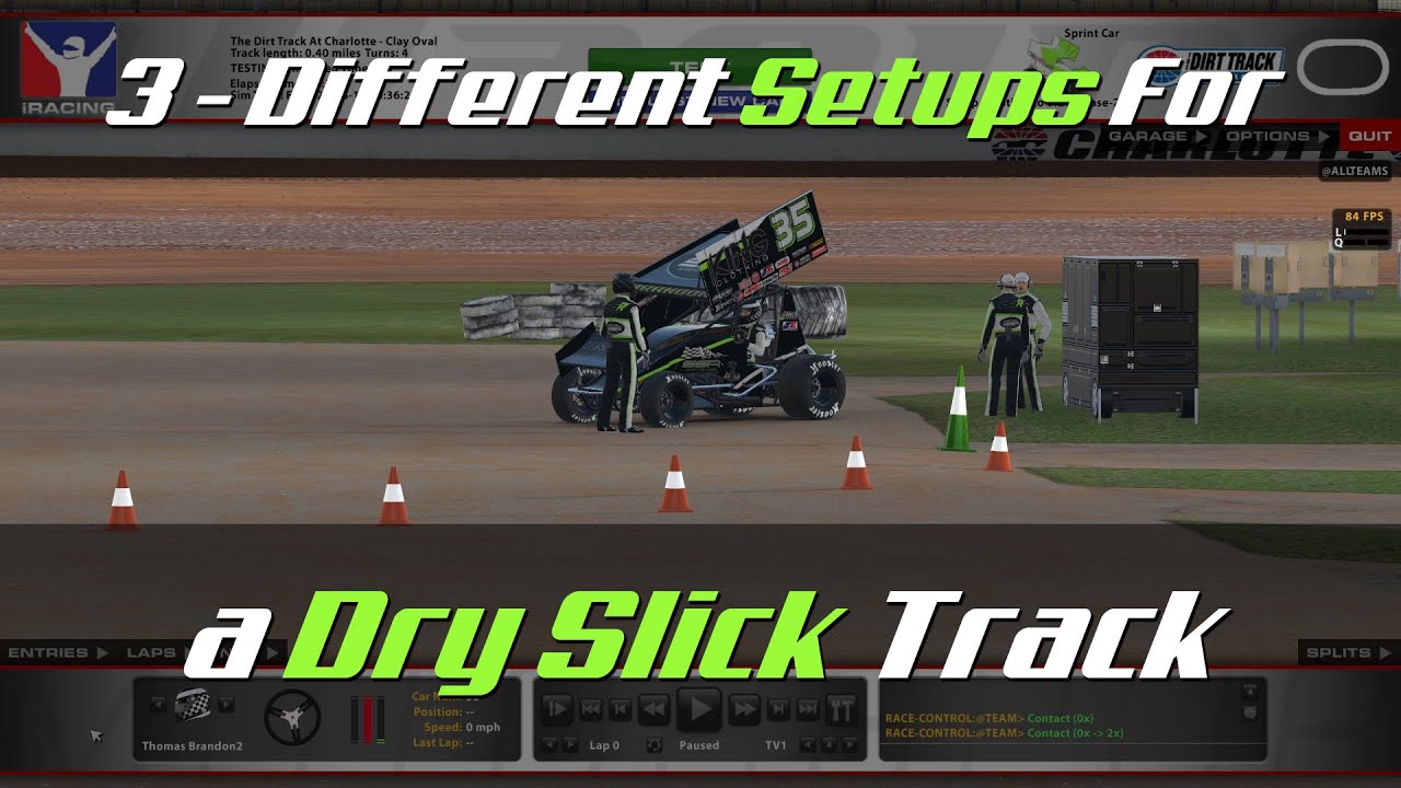 3 Different Setups For a Dry Slick Racetrack YouTube