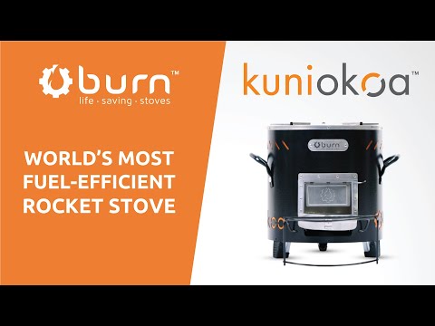 Kuniokoa, the world's most fuel efficient rocket stove by BURN Manufacturing