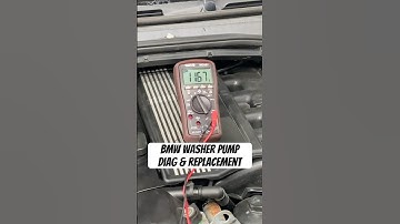#BMW washer pump diagnosis and replacement