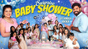 Surprise Baby Shower by Himaja Akka | Friends Surprised me | Shiva Jyothi | Jyothakka 