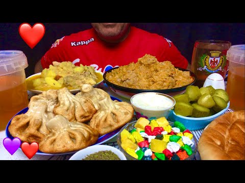 видео: Azerbaijani National Dishes Kyufta & Souz | Fried Khinkali | Linden Honey 🍯| Tabriz Bread 🥖| ASMR