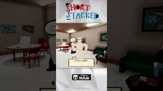 WE SNUCK INTO THE TEACHER'S LOUNGE! || #shortstacked #itchio #highlights #funnymoments #clips