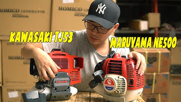 Lựa Chọn Giữa Máy Cắt cỏ Kawasaki TJ53 Và Maruyama NE500 Đâu Tối Ưu hơn ?