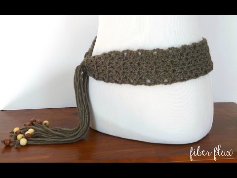 Video: How To Crochet A Belt