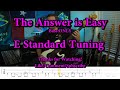 SamboatMusic - The Answer is Easy (Bass ONLY Cover with Tabs)