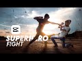 Superhero fighting editing in Capcut in Hindi | Superman vs General zod |  video editing tutorial