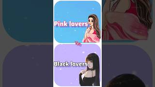 💖pink lovers vs black lovers😘#dhanlaxmi #challenge #subscribe