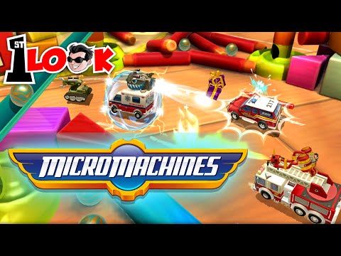 Micromachines ! The LEGEND is BACK ! Now for Mobile by Chillingo (1st Look iOS Gameplay)