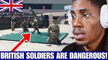 Amerikanen reageren op demonstratie ongewapende gevechten van Britse Royal Marines in Liverpool