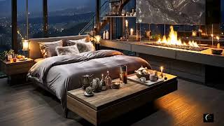 Peaceful Sleep  Relax with Scripture, Smooth Jazz, and a Crackling Fireplace