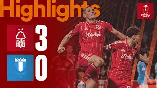 Nottingham Forest 3-0 Malmö Ff Uefa Europa League Highlights