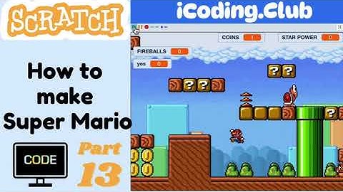 Scratch Mario Pt.13 (E13) - 🎮 How to Code Super Mario Games in Scratch | Scratch 3.0 Game Tutorial