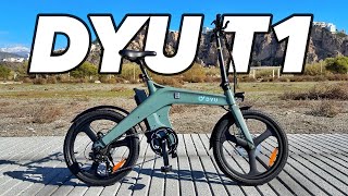 DYU T1 Folding eBike Test & Review! Best Looking Urban bicycle?
