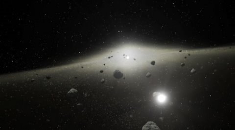 Spacecraft on its way to the Asteroids