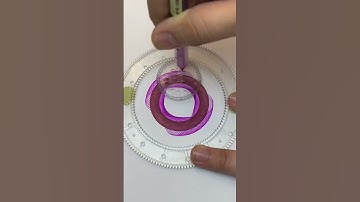 Satisfying Spiral Creations ASMR | Soothing Spirograph Art for Calm & Rest! #art #shorts #spirograph