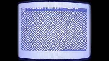 C64 BASIC - one line maze