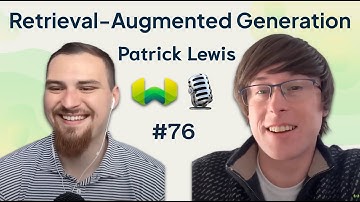 Patrick Lewis on Retrieval-Augmented Generation - Weaviate Podcast #76!