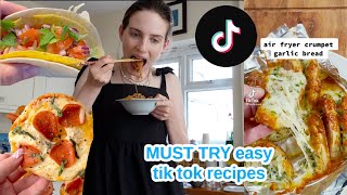 Testing VIRAL tik tok recipes