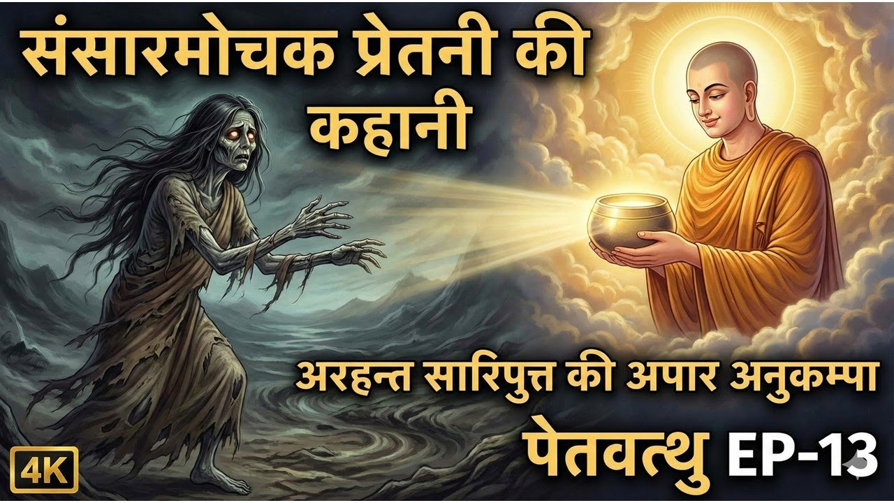 संसारमोचक प्रेतनी की कहानी ! अरहन्त सारिपुत्त की अपार अनुकम्पा | पेतवत्थु EP-13 | अनसुनी बातें। 