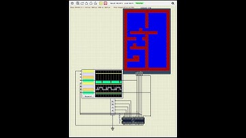 atmega328 platformer with ILI9341-Display #atmega328p #microcontroller #engineering #simulide