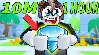 How To Go From 1M Gems To 10m Gems In 1 HOUR!! | Pet Simulator 99