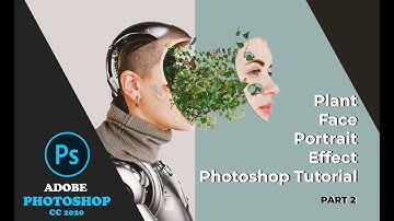 Эффект Marcelo Monreal / Портрет Plant Face Portrait Effect Photoshop Tutorial / Часть 2