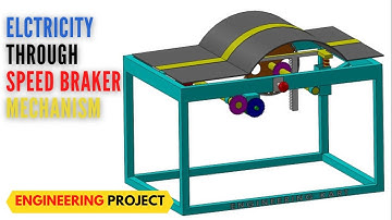 Electricity Generation through Speed Breaker | Speed Breaker Power Generation | Mechanical Project