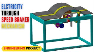 Electricity Generation through Speed Breaker | Speed Breaker Power Generation | Mechanical Project