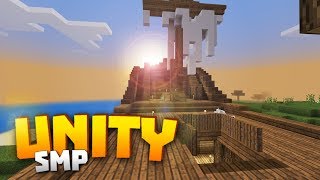 Minecraft Realms! - Unity SMP S2 Ep. 4 - JOLLY ROGER! CAPTAIN'S ROOM & STEERING DECK DESIGN!