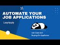 Automating online job applications with lazyapply