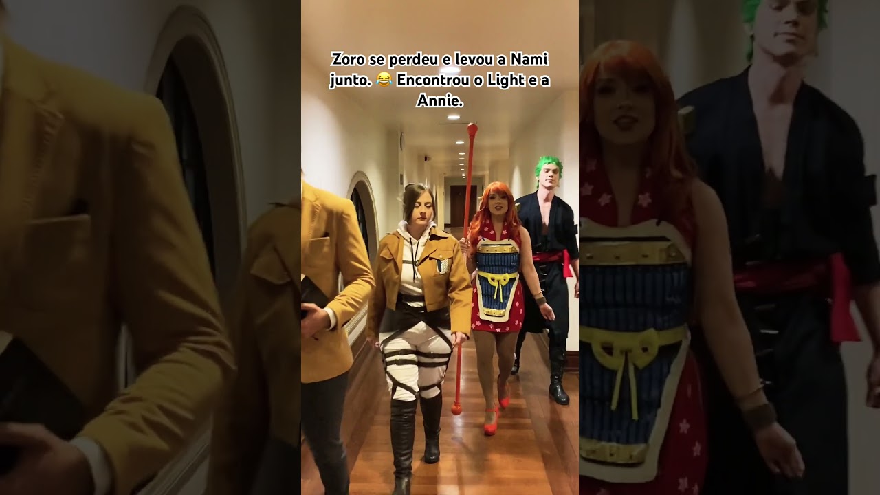 Zoro e Nami, encontram Light )Death Note e a Annie (AOT)