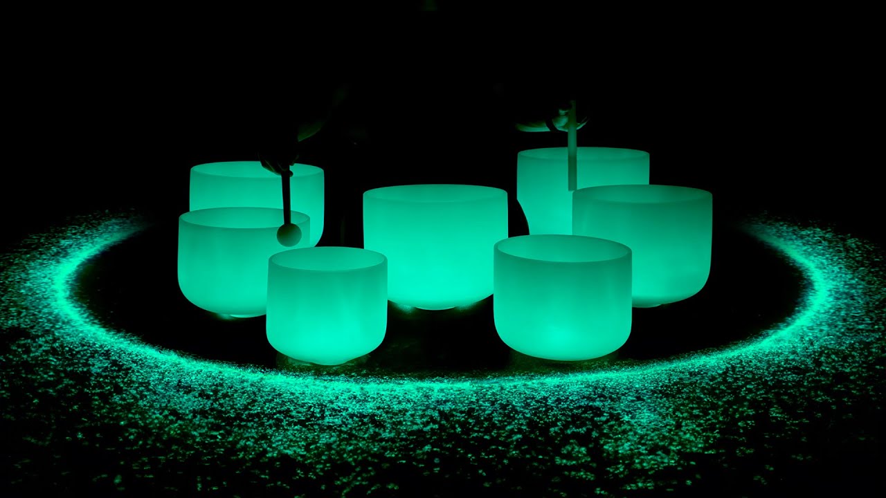 Crystal Tibetan bowls 432 Hz ☯️ ULTRA RELAXING Sound bath for Sleep and ...