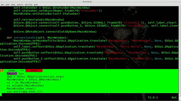 Multiple  Windows with Python QT-Designer - Linux