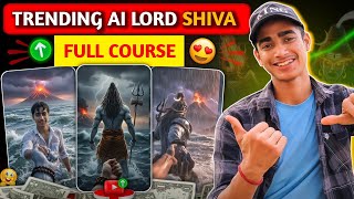 AI Se Trending Lord Shiva Video Kaise Banaen?How to Create Trending AI Lord Shiva Videos🔥| screenshot 4