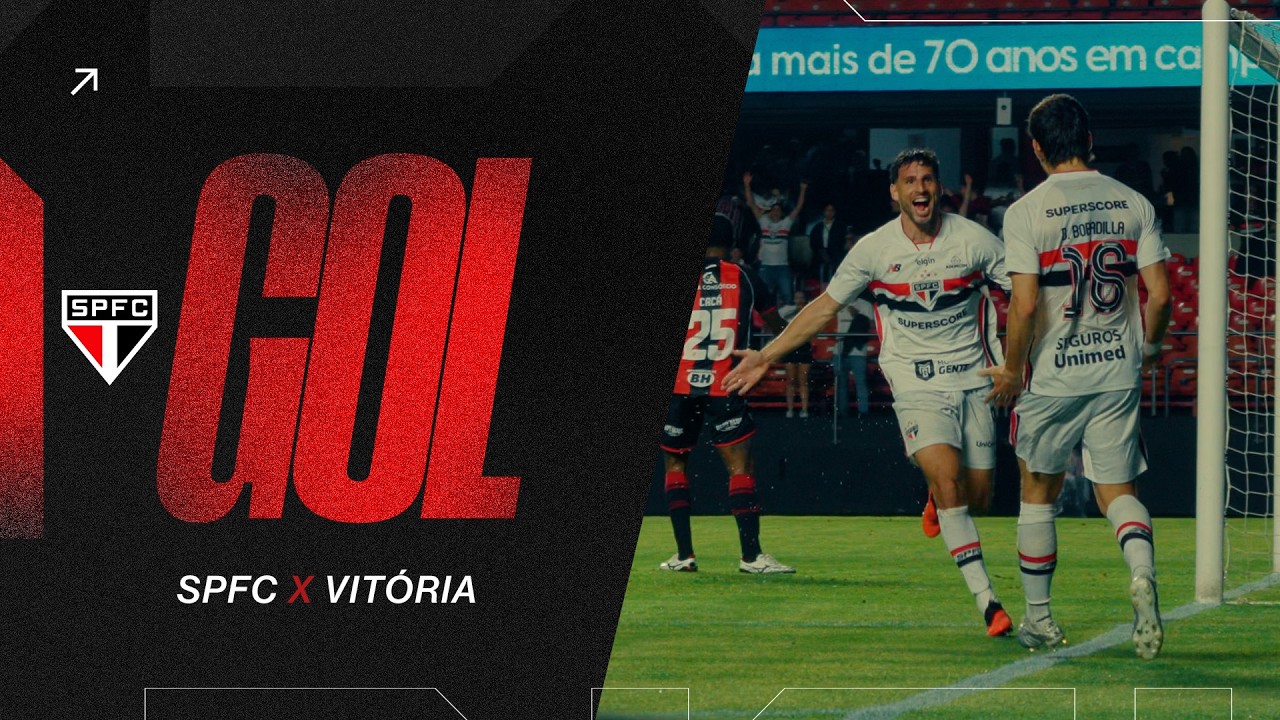 GOLS: SÃO PAULO 2X1 VITÓRIA | BRASILEIRÃO 2026