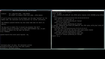 Sharing folder using NFS - Server configuration