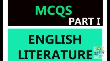 #spsc #pastpapers MCQs ENGLISH literature part 1