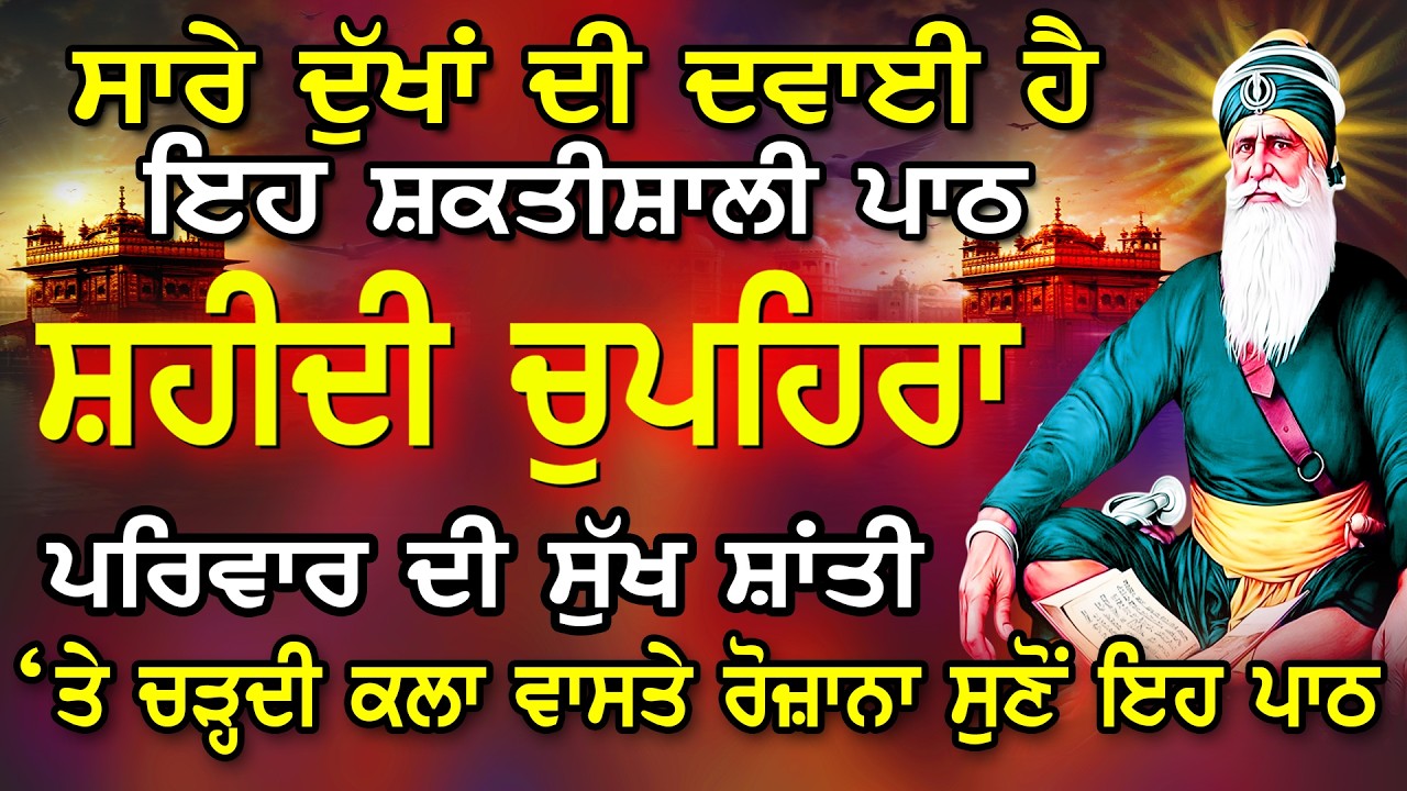 ਦੁੱਖਾਂ ਰੋਗਾਂ ਤੋਂ ਬਚਣ ਲਈ ਲਗਾਓ / ਚੁਪਹਿਰਾ ਸਾਹਿਬ ਦਾ ਪਾਠ / chupehra Sahib sukhmani Sahib da path -110