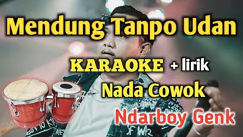 Mendung Tanpo Udan - Karaoke || Nada Cowok || Audio HQ || Live Keyboard