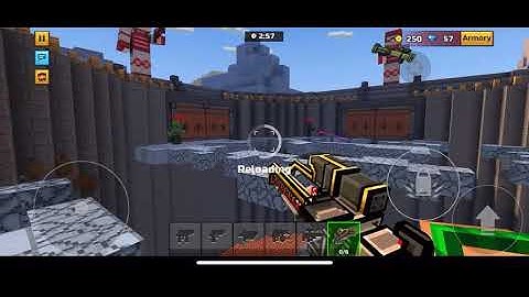 Pixel Gun 3D | Destroying all the blocks in block crash with my friends!