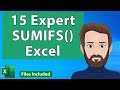 15 Expert SUMIFS Function Examples in Excel - Simple to Advanced - Workbook Included