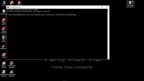 HOW TO CREAT WIFI HOTSPOT USING CMD IN YOUR PC