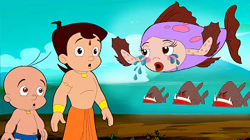 Chhota Bheem - Piranha Machli attacks Chutki Jalpari | Cartoons for Kids | Fun Kids Videos