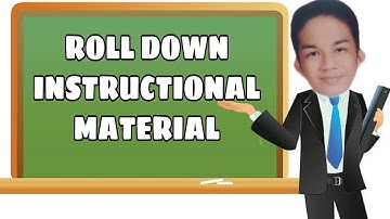 ROLL DOWN CHART | INSTRUCTIONAL MATERIAL | Mestru Melchor
