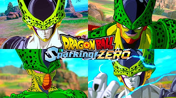 Dragon Ball Sparking Zero - All Cell Transformations, Supers & Ultimates (4K 60FPS)