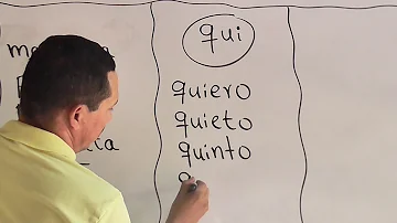 ¿Cómo se escriben las palabras Q?