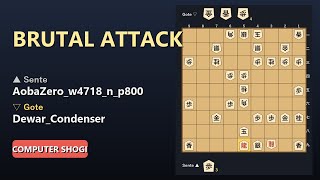 Shogi (Japanese Chess): AobaZero vs Dewar — Shogi Game Review screenshot 5